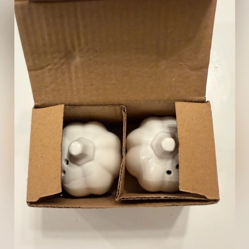 Talking Tables White Pumpkin Salt & Pepper Shakers
